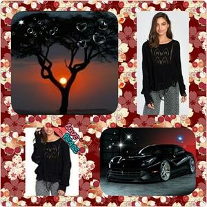 Wildfox "Addie" Distressed Sweater